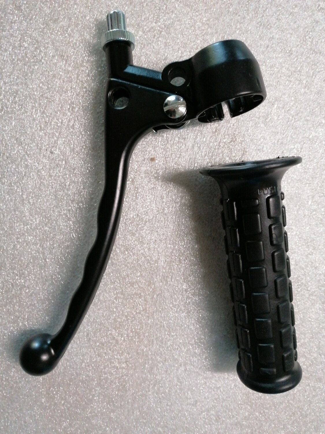 Stuur strop links zwart (replica)