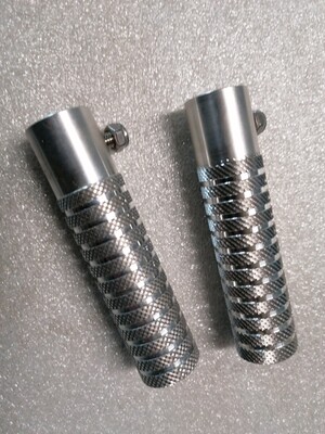 Voetsteunen rond aluminum