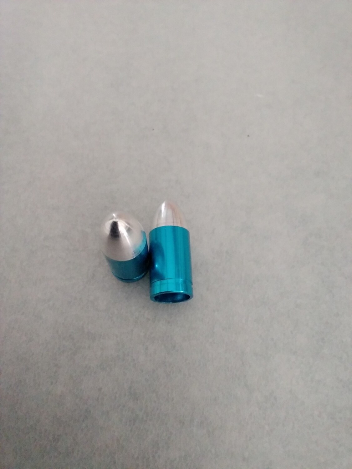 Ventieldopje kogel blauw