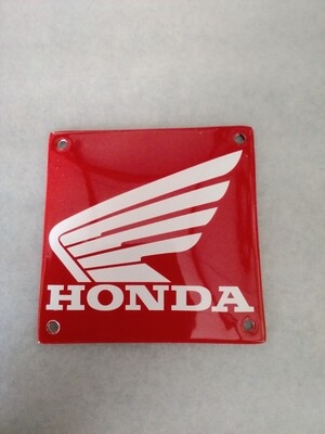 Emaille Honda bordje (10cmx14cm)