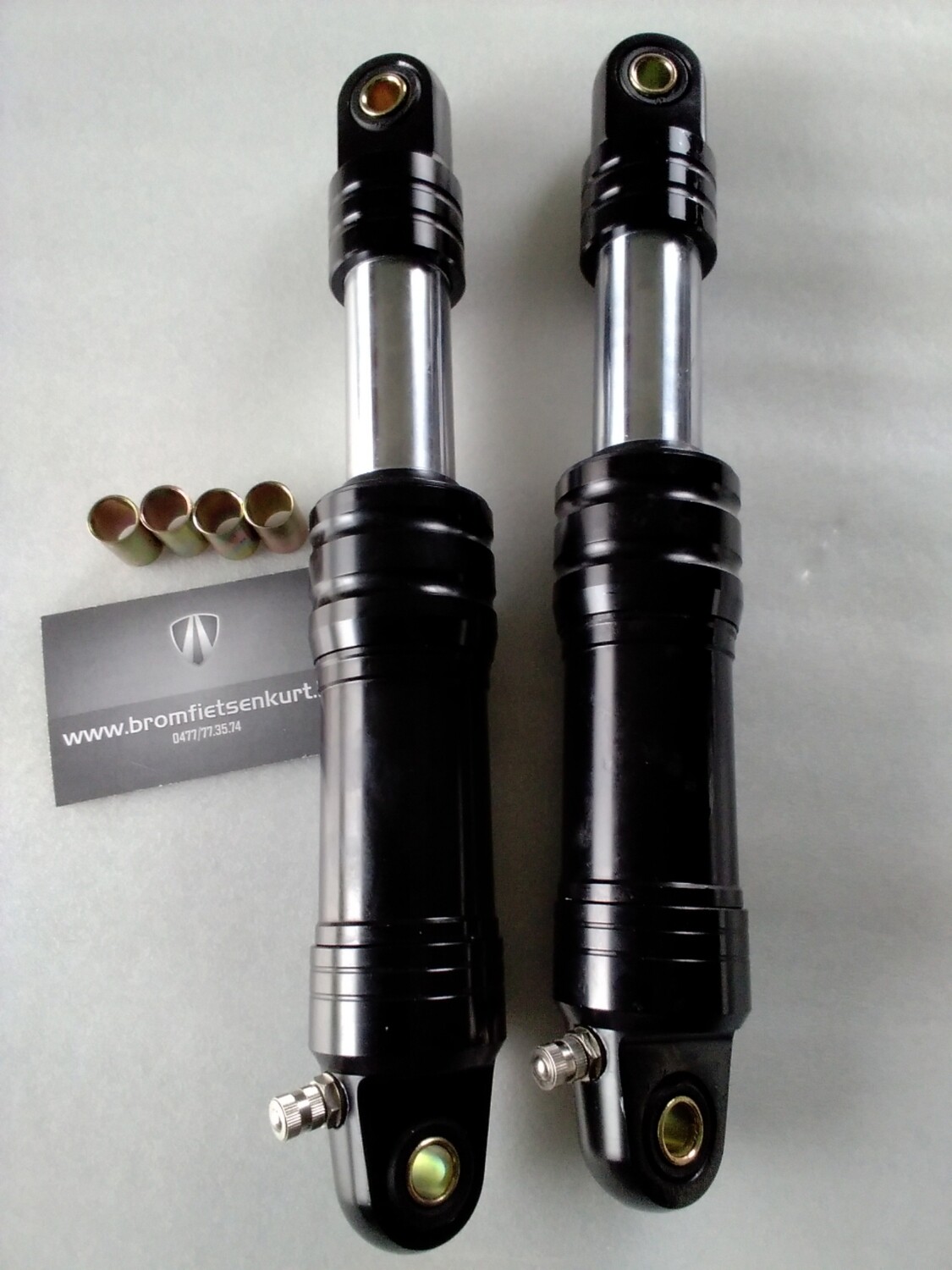 Schokbrekers zwart /zwart 280mm