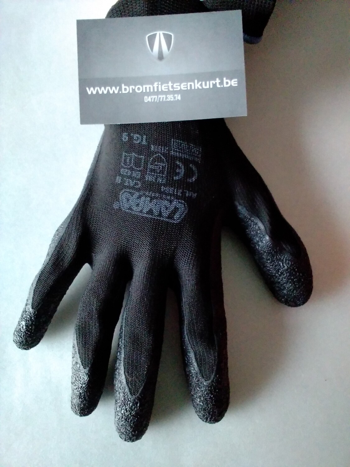 Werkhandschoenen latex maat9