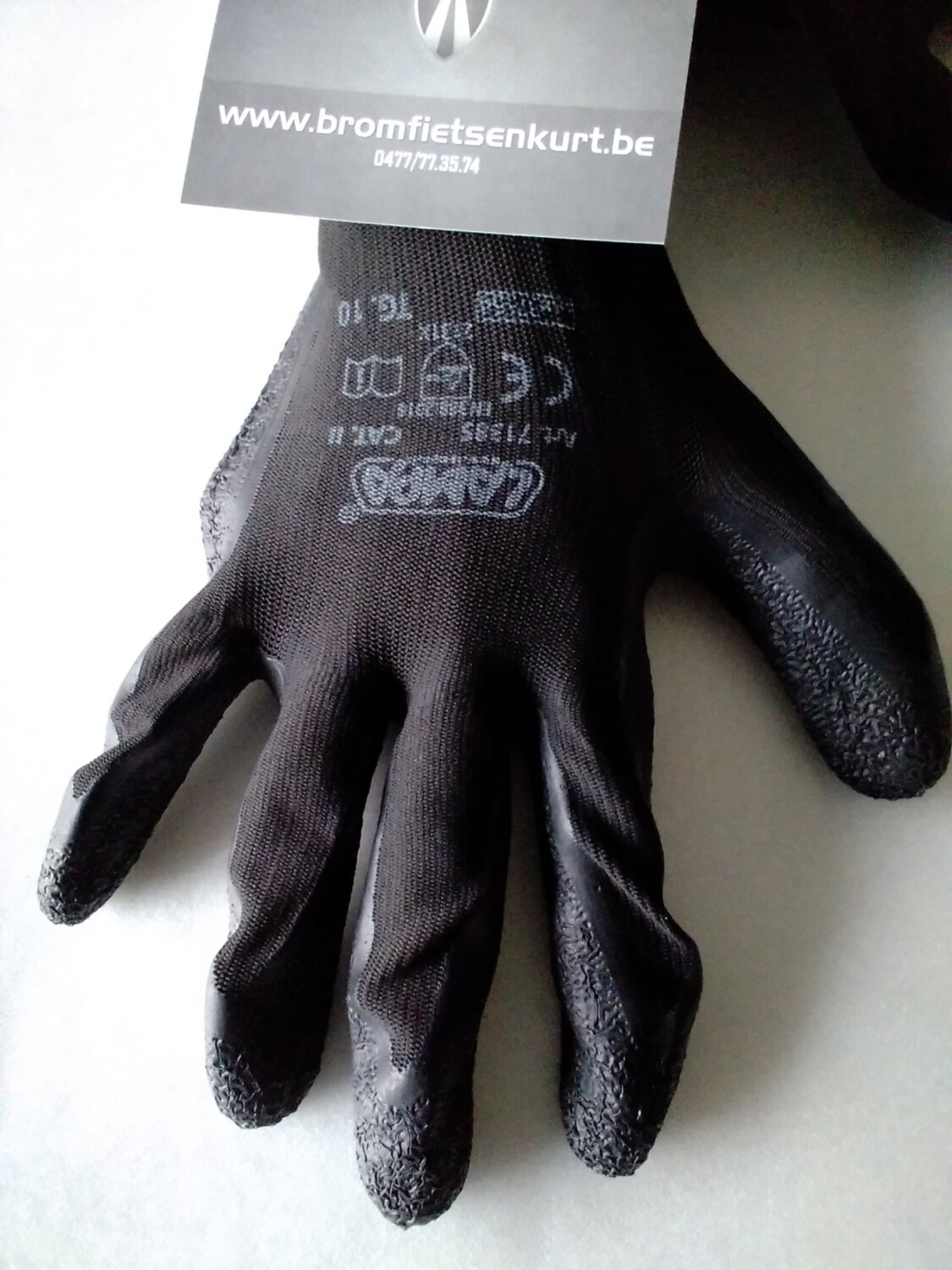 Werkhandschoenen latex maat 10