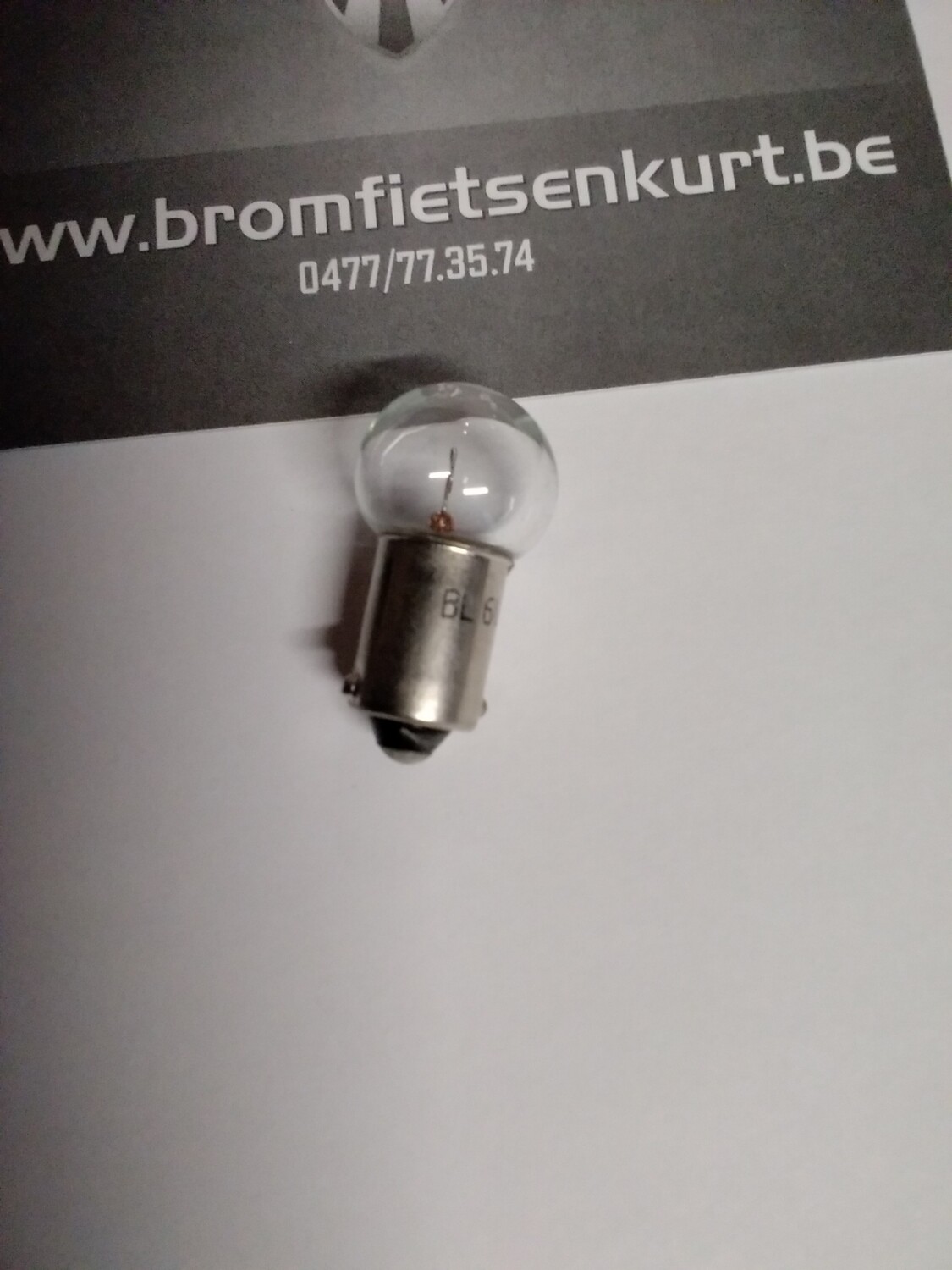 Lampje 6v 7.5w achterlicht