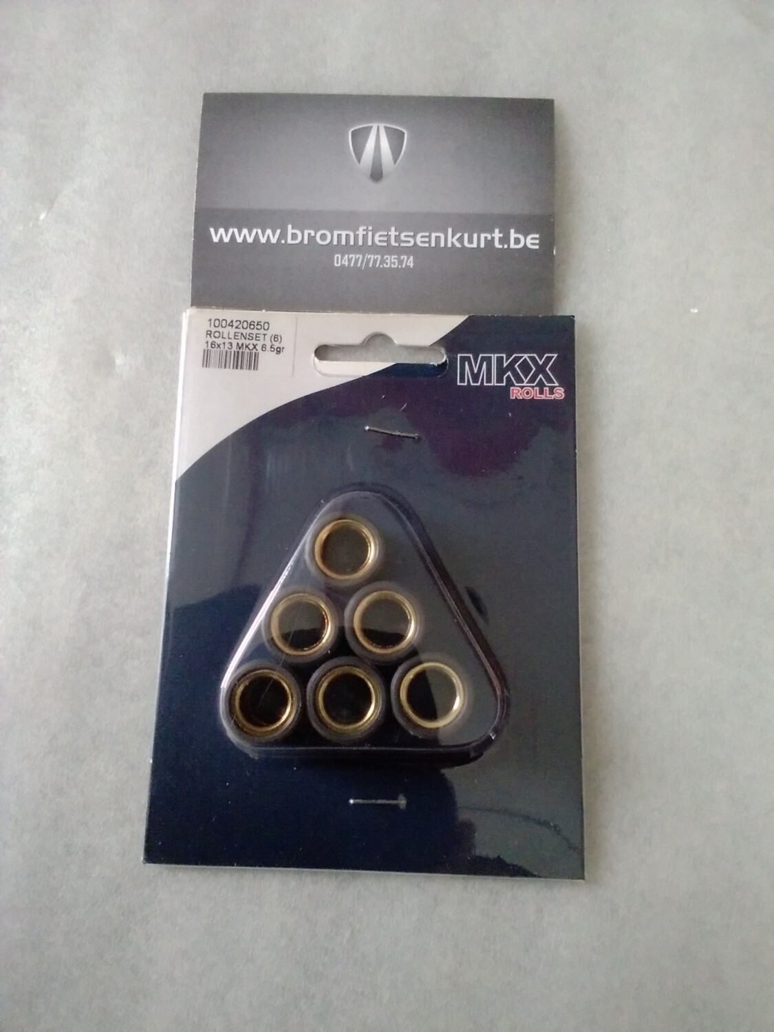 Rollenset 16x13 6,5 gr (Scoot Vario)