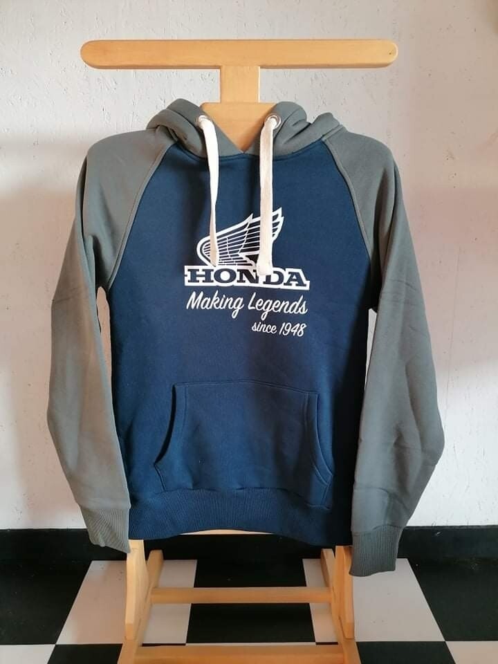 Honda Making Legends grijs/blauw Hoodie (medium)