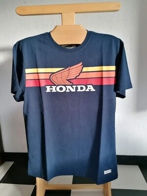 Honda Sunset marine blauw t-shirt (large)