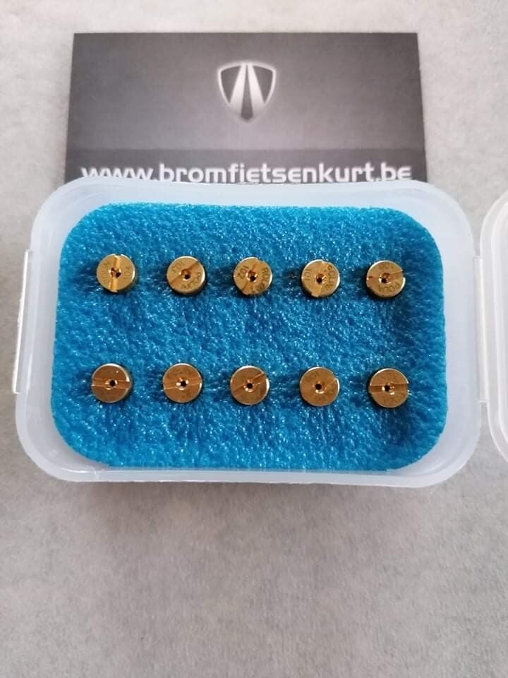 Sproeier set polini 100-109 (Dellorto carburator) M5