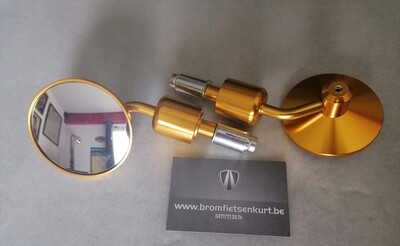 Spiegelset ( stuurmontage) goud