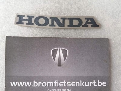 Sticker Honda (origineel) grijs 017