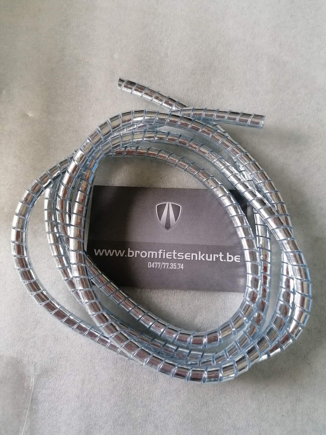 Cover chroom buitenkabel 6mm