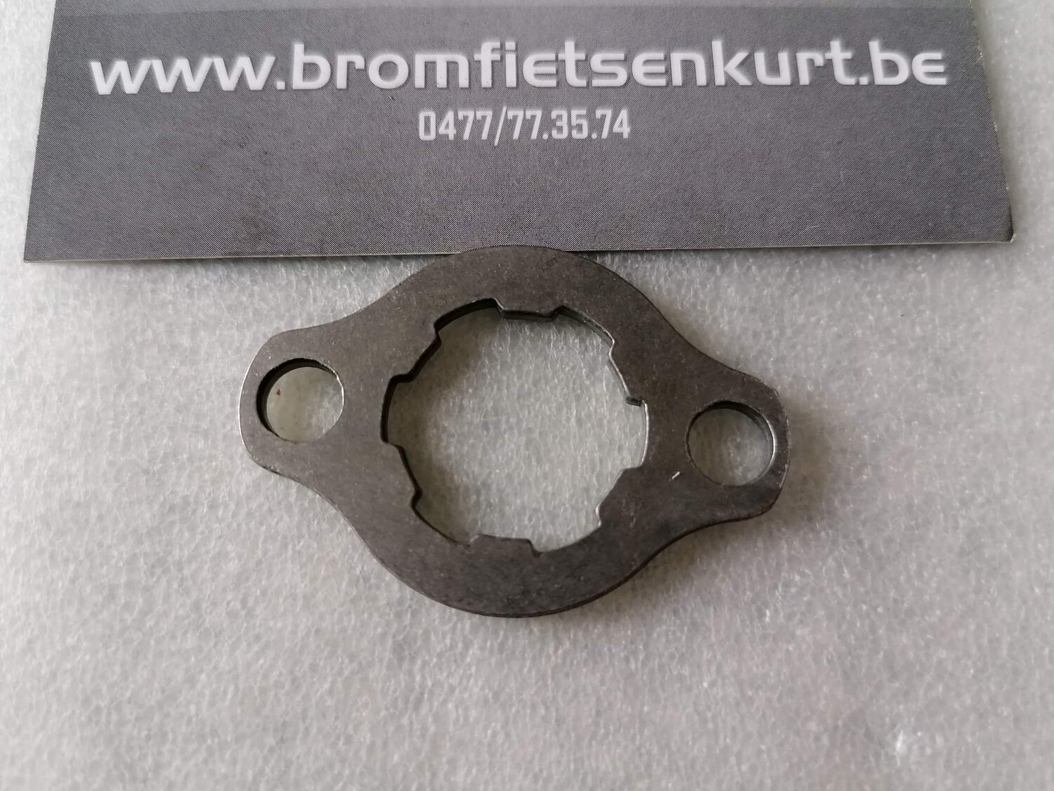 Borgplaatje voortandwiel (origineel)
