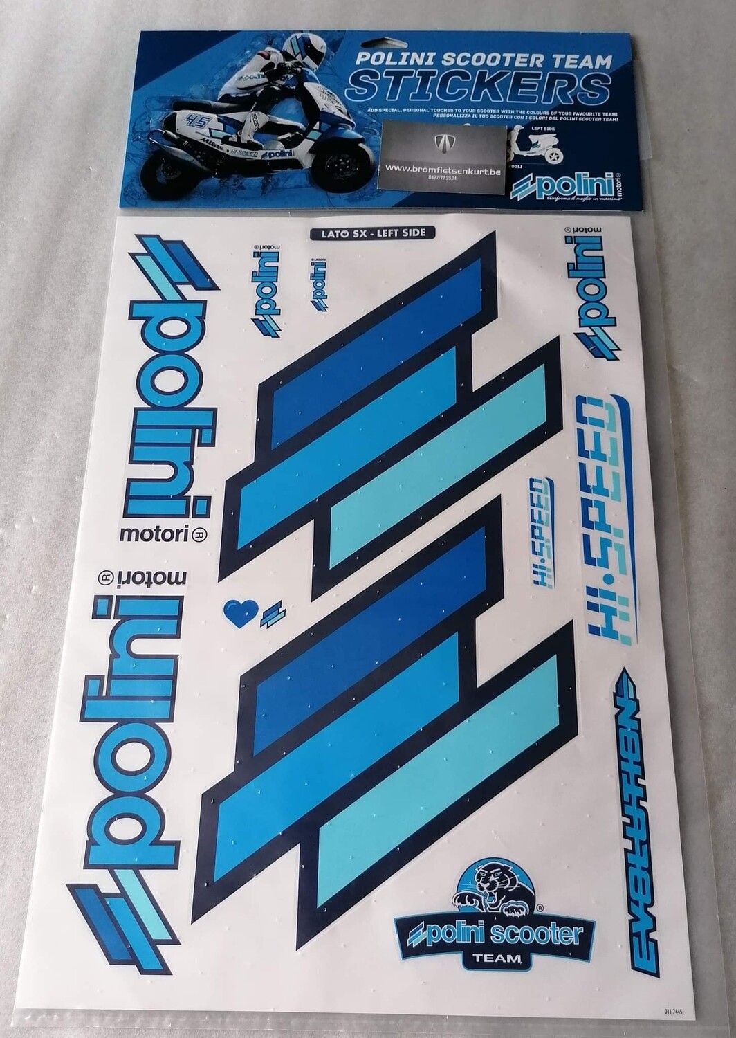 Stickervel polini (48x34cm)