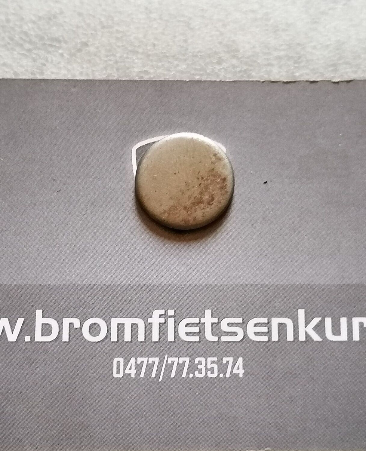 Vrijloop steunplaatje (origineel)