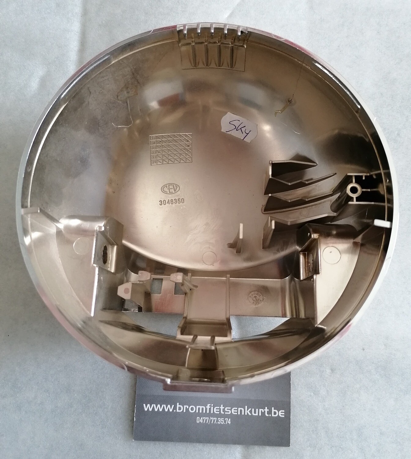 Koplamphuis Sky chrome