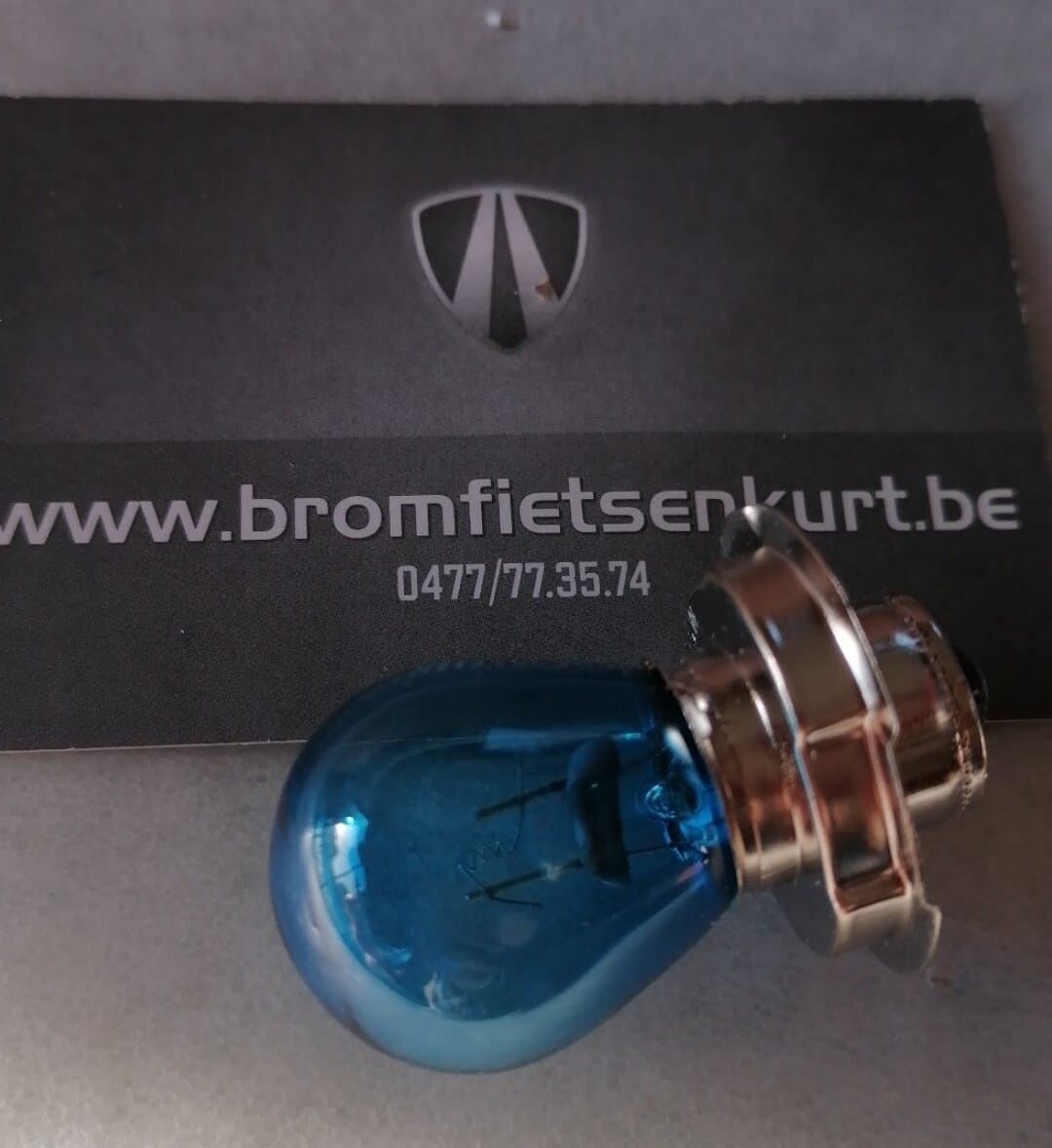 Lampje 12V 20W (blauw)