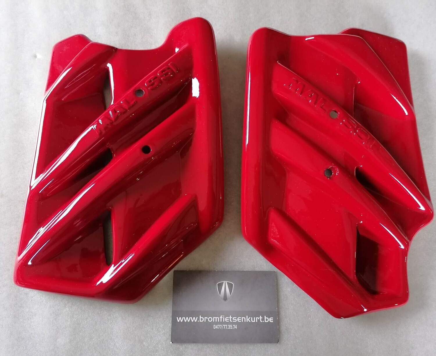 Malossi radiator kapjes (rood)