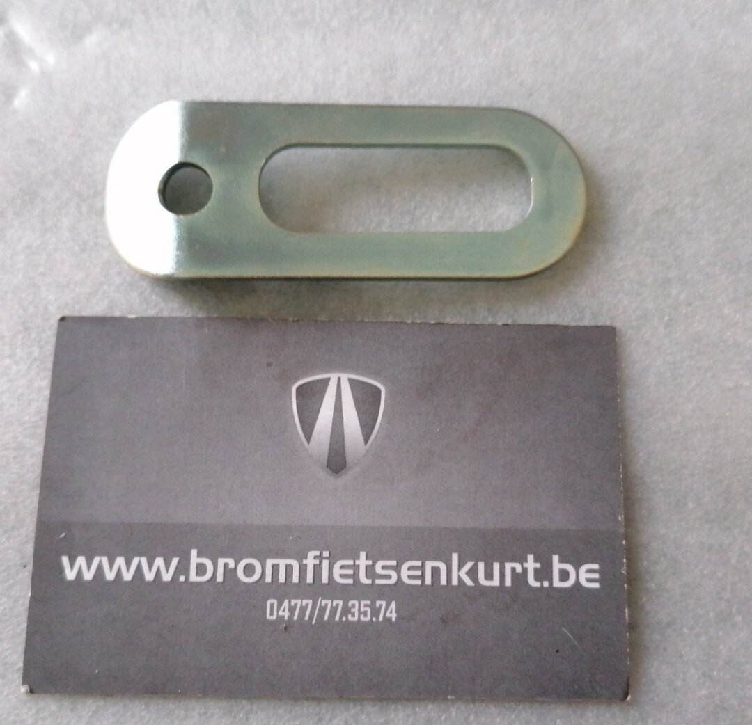 Kettingspanner geleiderplaat MTX (orgineel)