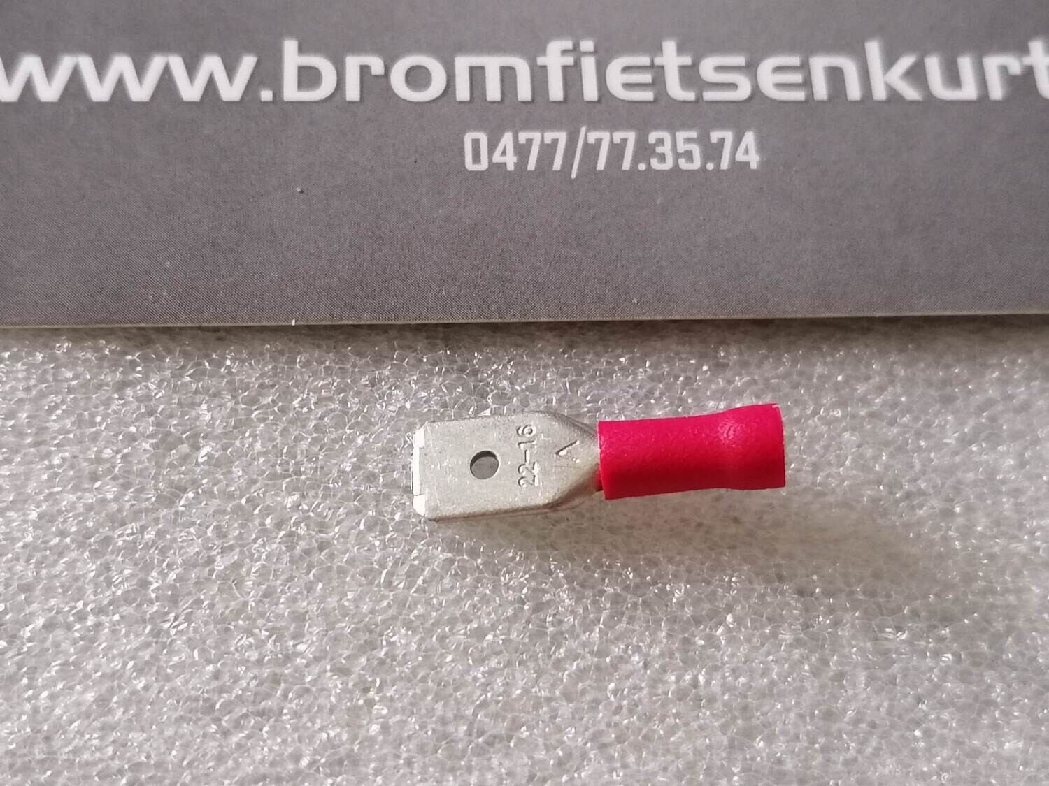Schuifstekker plat (man)