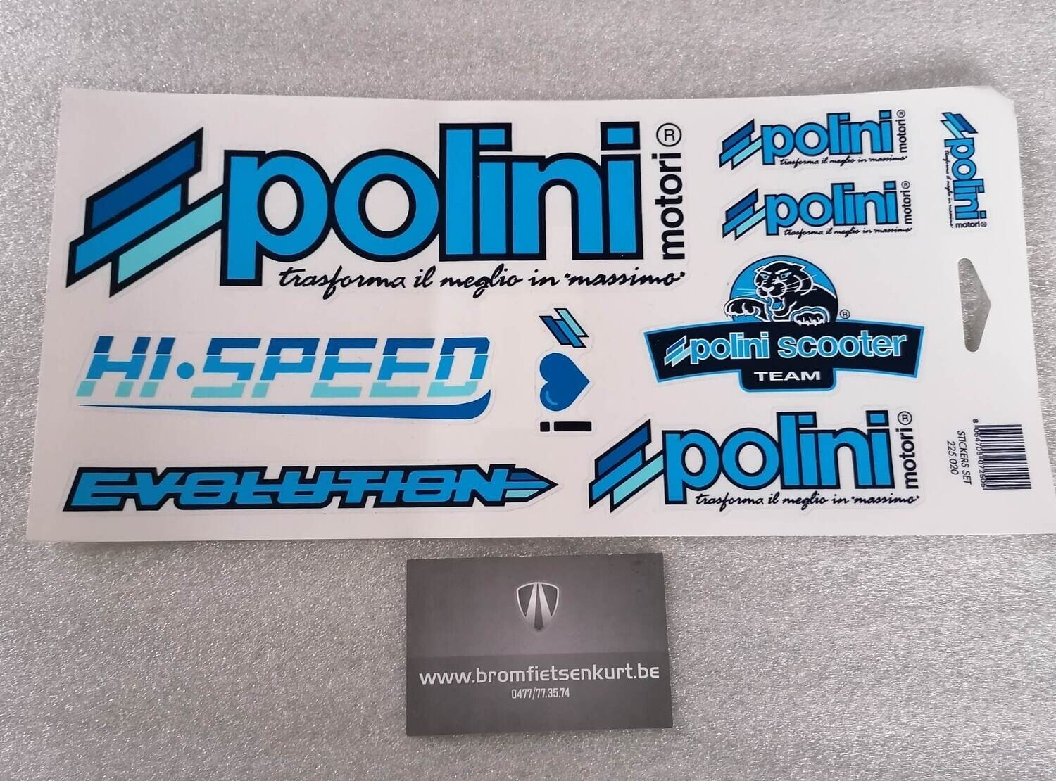 Stickerset Polini (A4)
