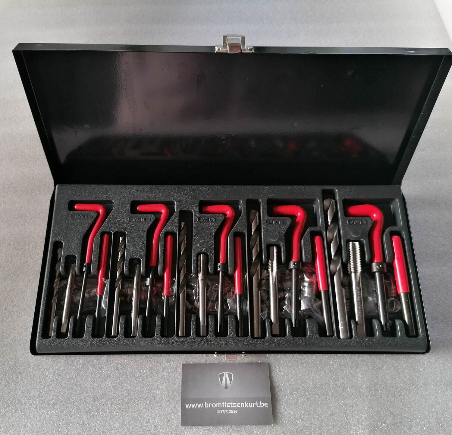 Schroefdraad Reperatieset Helicoil M5-M6-M10-M12 131delig
