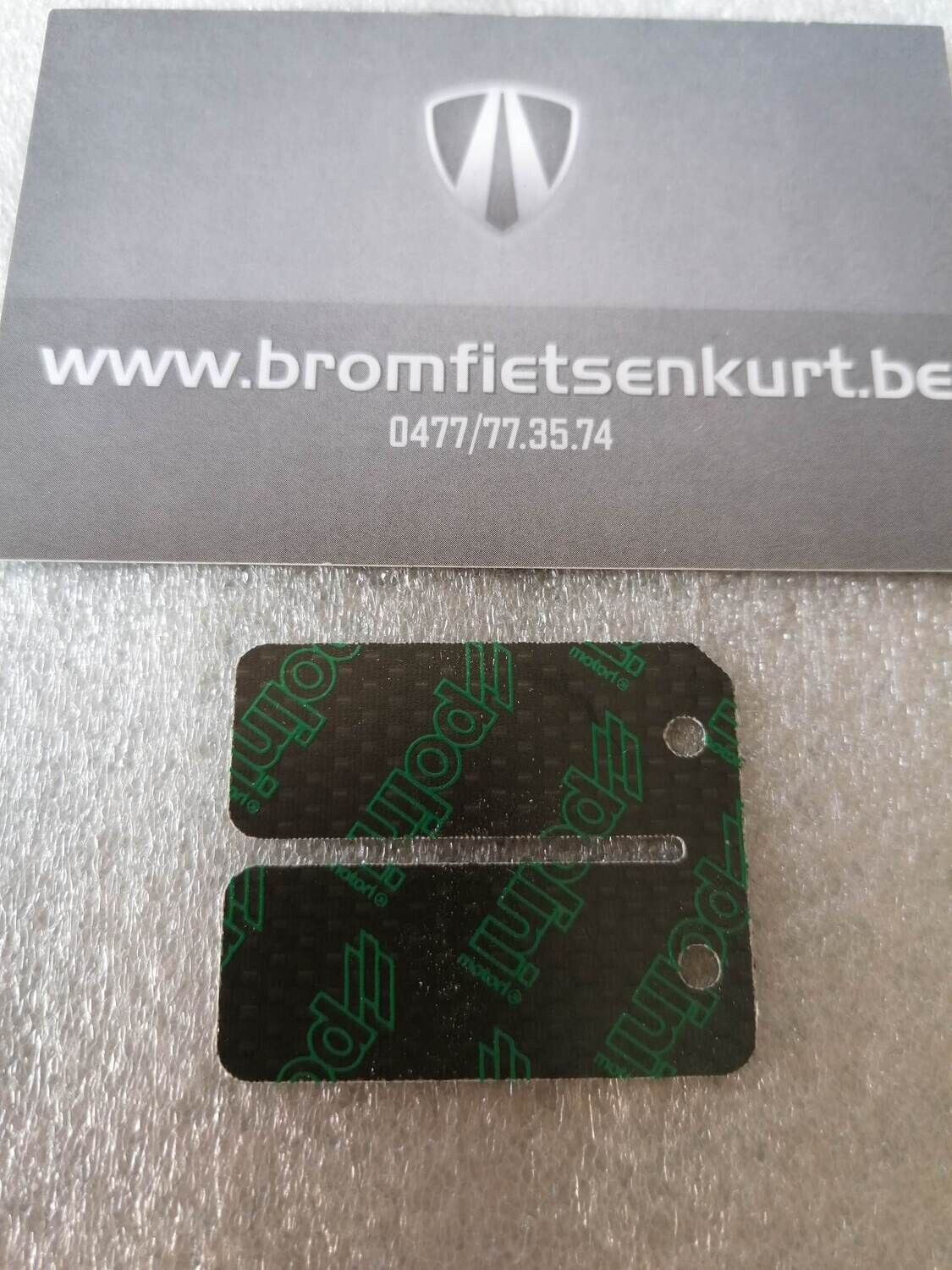 Membraamplaatje Carbon Polini 0,35 dikte