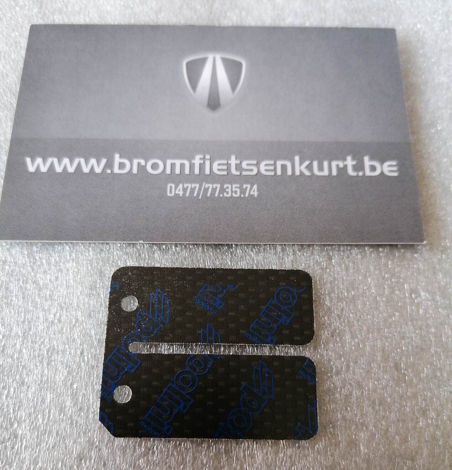 Membraamplaatje Carbon Polini 0,30 dikte