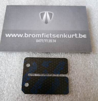 Membraamplaatje Carbon Polini 0,30 dikte