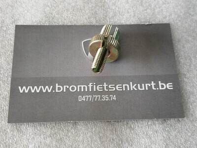 Stelbout M6x25mm met gleuf