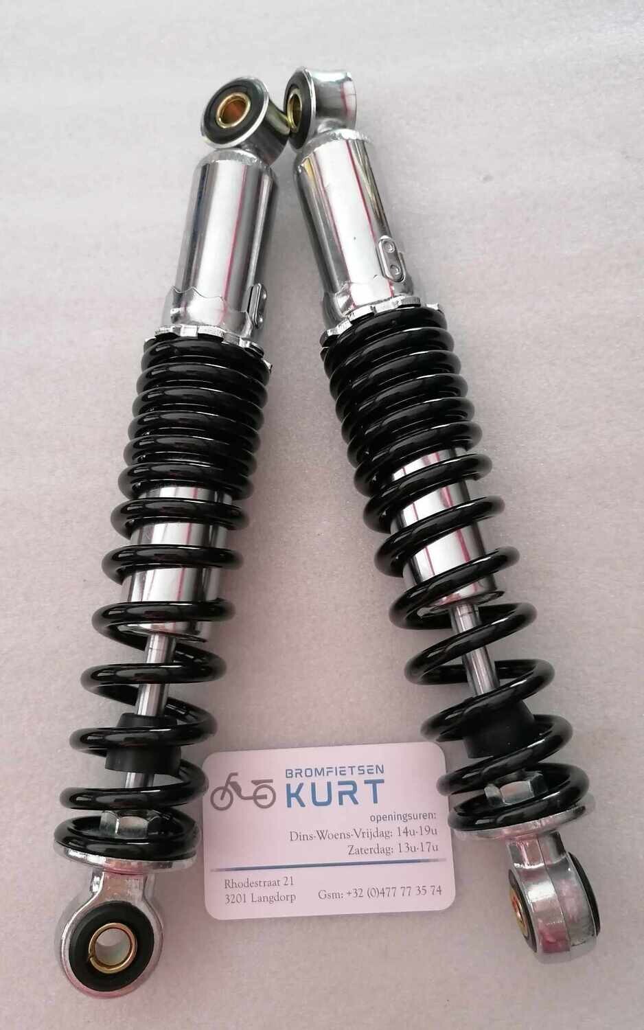 Schokbrekers 280mm chrome/zwart (copie sebac )