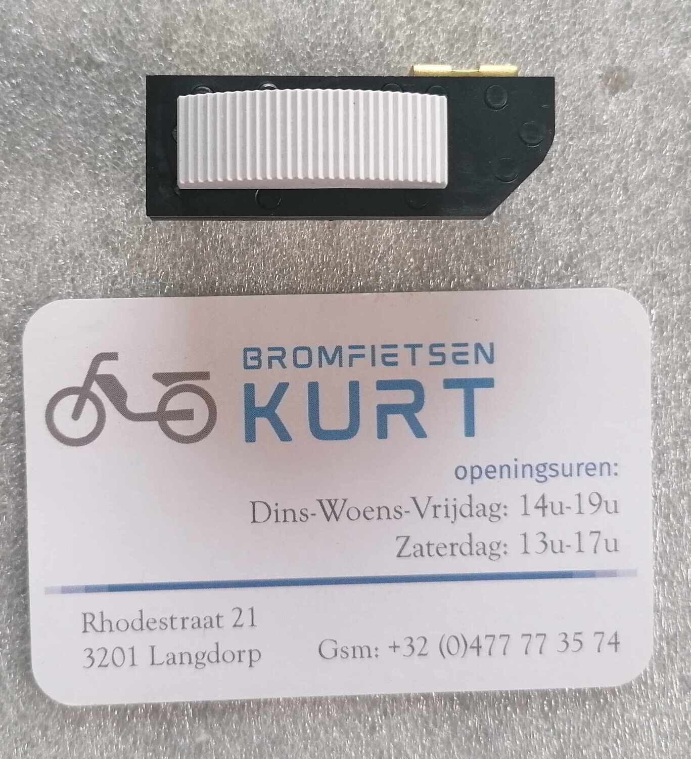 Schakelaar neuslicht (wit)