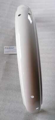 Achterspatbord kort model  wit