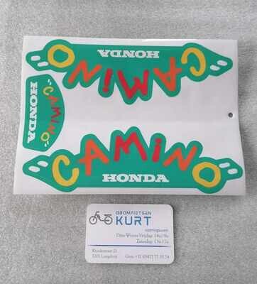 Tankstickerset funny mint groen