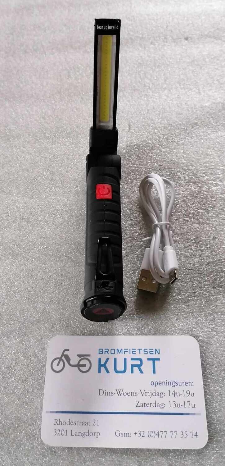 Werkplaats zaklamp led (usb)