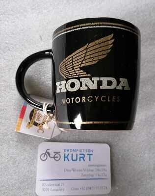 Honda Mok (zwart,goud)