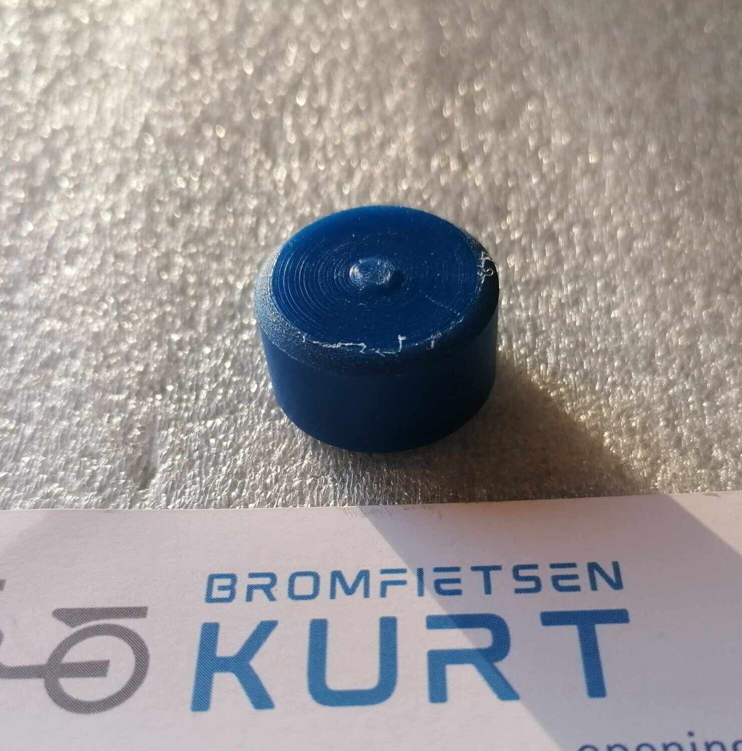 Afdekplaatje stuur eind (blauw)