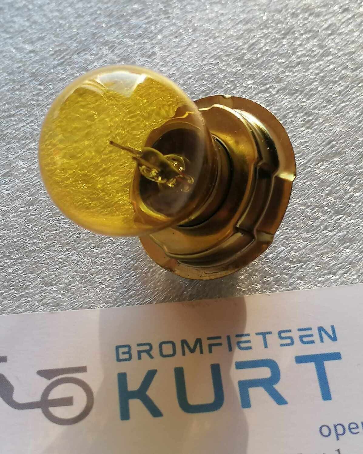 Lampje 6V-15W geel kraag (cev bloklicht)