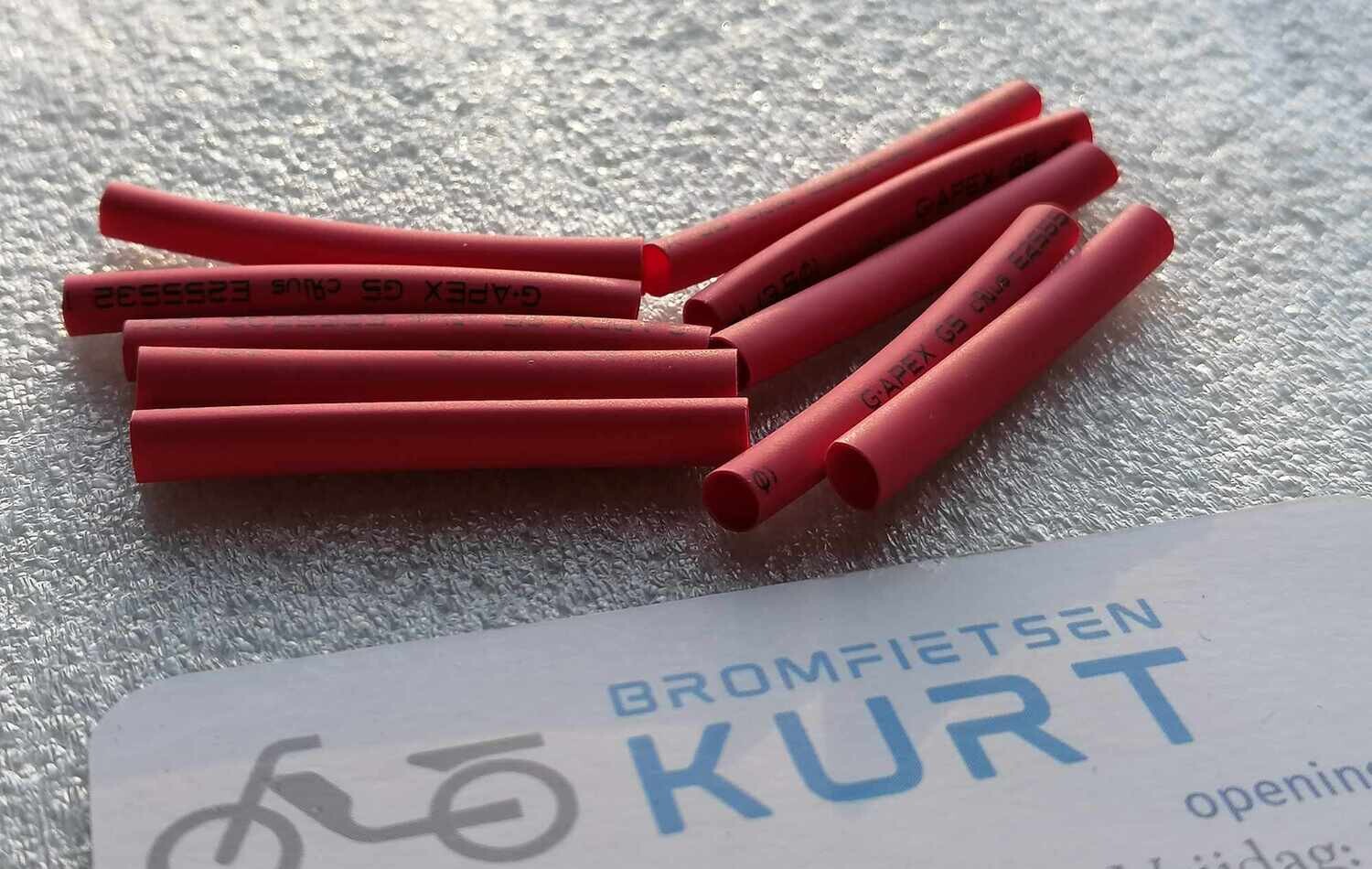 Krimpkous 3,5mmx40mm Rood (10st)