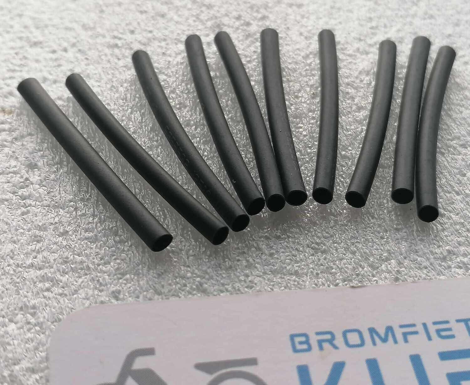 krimpkous 2.00mmx40mm zwart (10st)
