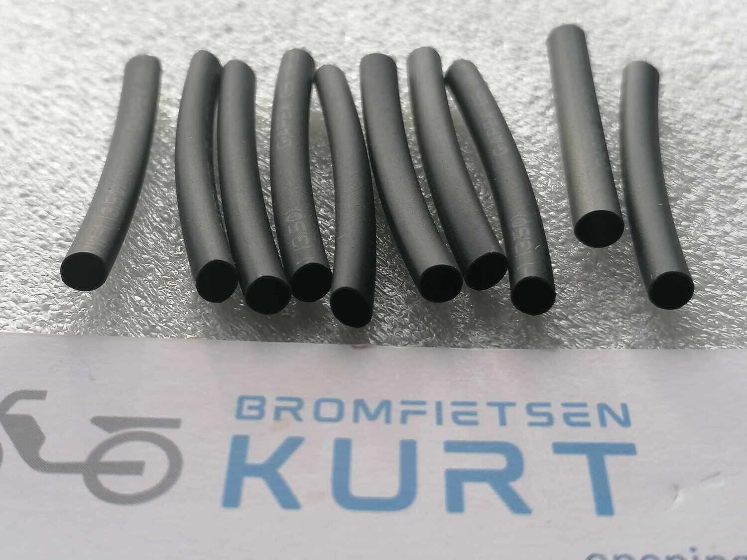 Krimpkous 3,5mmx40mm zwart (10st)