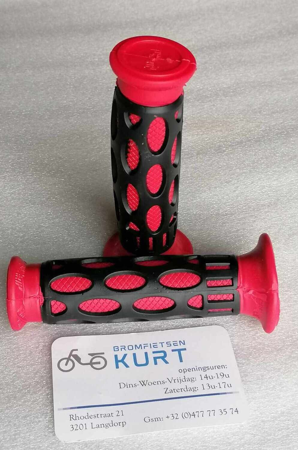 Handvatsetje zwart/rood