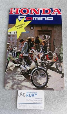 Bordje aluminium (28cmL x 15cmBr) Honda Camino