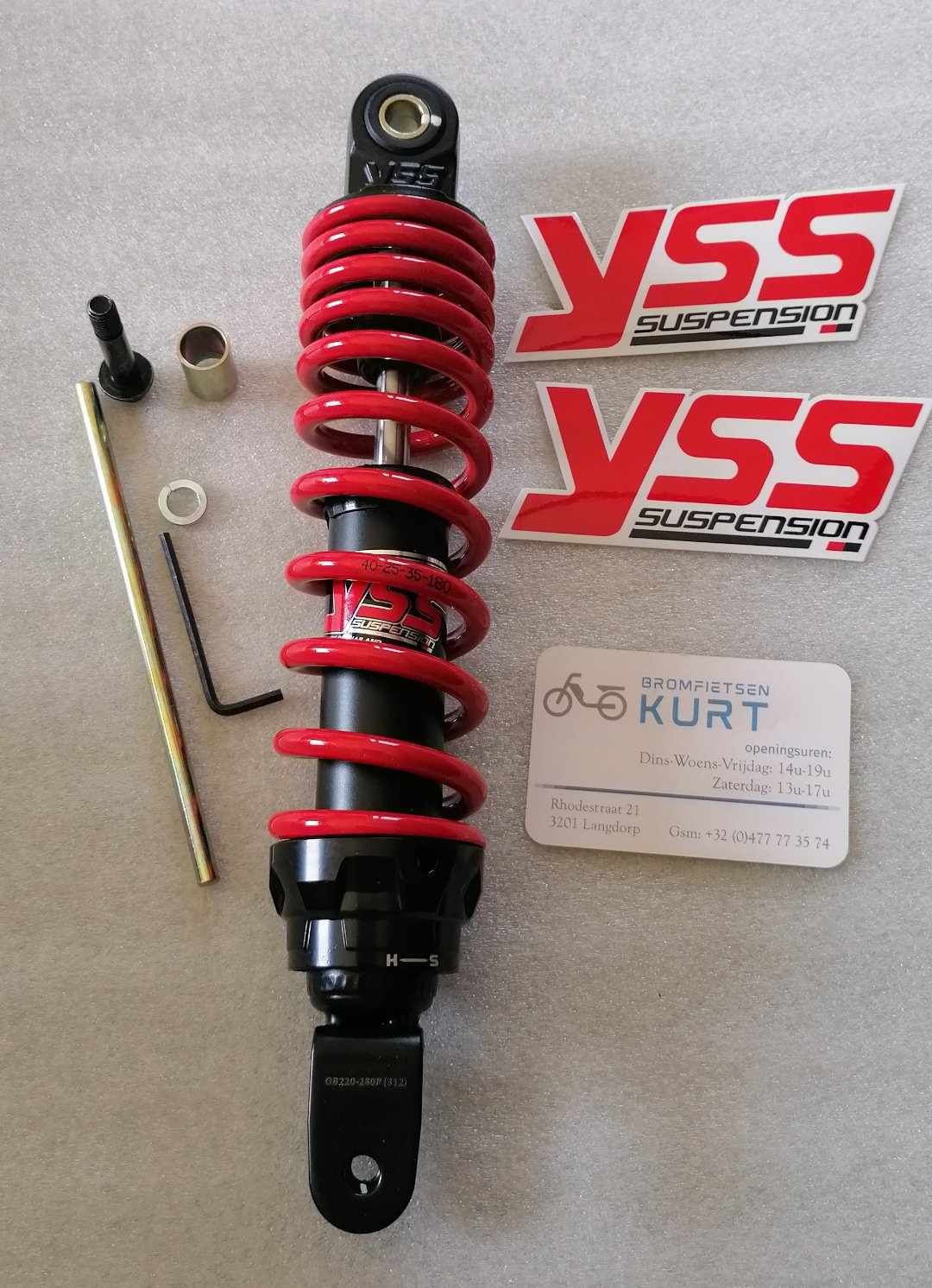 Schokbrekers YSS zwart/rood