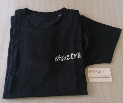 T-shirt Polini Bleu Line donker blauw (XL)