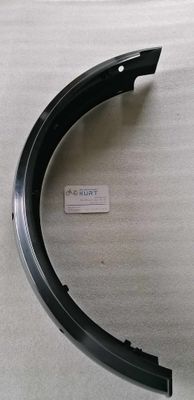 Achterspatbord lang model  zwart