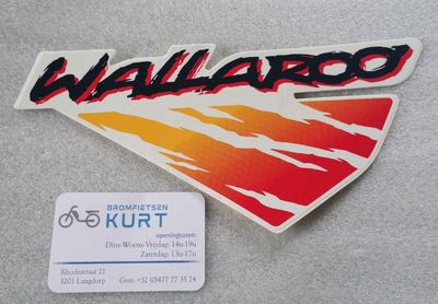 Sticker wallaroo zijkap groot  rechts ( origineel)