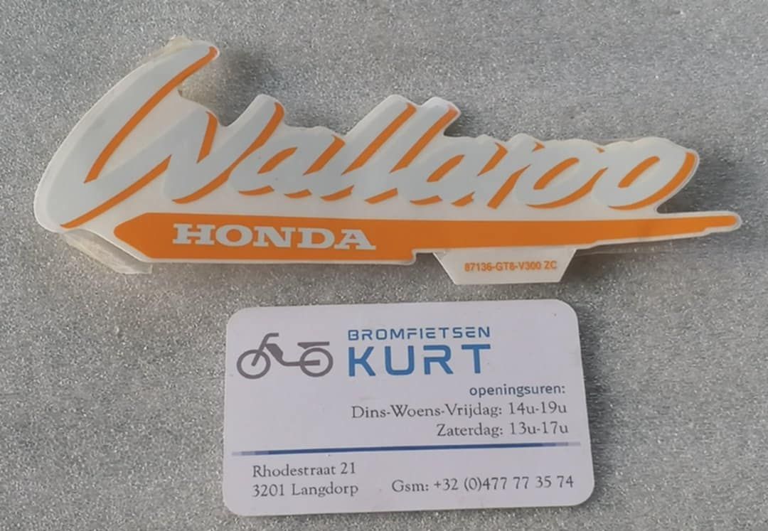Sticker zijkap ( origineel) 021