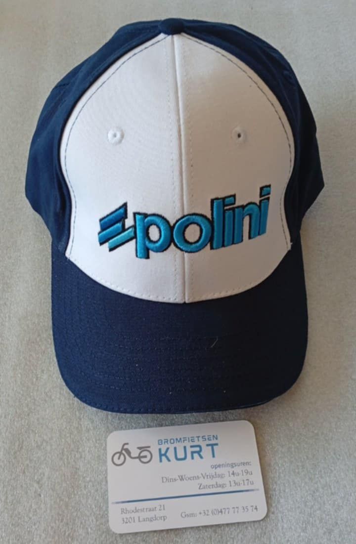 Polini pet blauw/wit