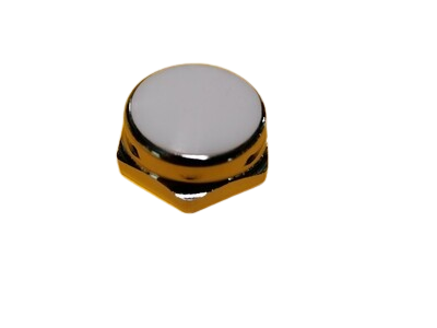 Balhoofd moer  (rubber wit )