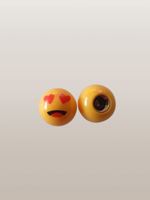 Ventieldopjes emoji (hartoogjes)